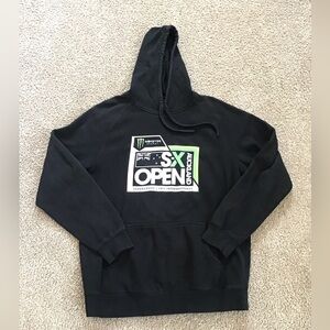 Monster Energy Supercross Fmx Open Auckland Hoodie Sweatshirt  Size Large
